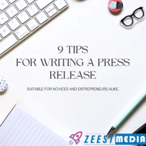 9 step guide on how to write an effective press release 